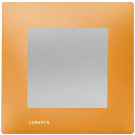 Va Et Vient Silver Delta Viva + Plaque Orange - SIEMENS - SIEMENS 1 Va Et Vient Silver Delta Viva + Plaque Orange - SIEMENS - SIEMENS