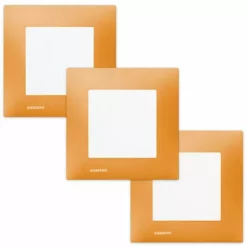LOT 3 Va Et Vient Blanc Delta Viva + Plaque Orange - SIEMENS - SIEMENS