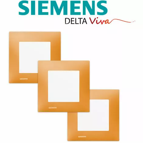 LOT 3 Va Et Vient Blanc Delta Viva + Plaque Orange - SIEMENS - SIEMENS 2 LOT 3 Va Et Vient Blanc Delta Viva + Plaque Orange - SIEMENS - SIEMENS – Image 2