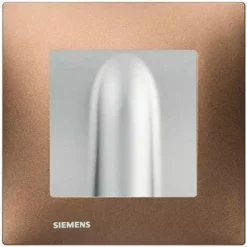 Sortie De Cable Silver Delta Viva + Plaque Métal Marron - SIEMENS - SIEMENS