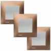 LOT 3 Va Et Vient Silver Delta Viva + Plaque Métal Marron - SIEMENS - SIEMENS