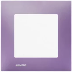 Va-et-Vient Blanc Delta Viva + Plaque Violet - SIEMENS - SIEMENS