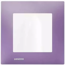 Sortie De Cable Blanc Delta Viva + Plaque Violet - SIEMENS - SIEMENS