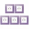 LOT 5 Prise 2P+T Blanc Delta Viva + Plaque Violet - SIEMENS - SIEMENS