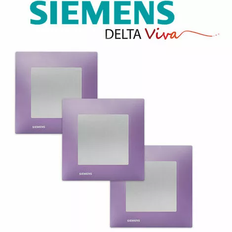 LOT 3 Va Et Vient Silver Delta Viva + Plaque Violet - SIEMENS - SIEMENS 2 LOT 3 Va Et Vient Silver Delta Viva + Plaque Violet - SIEMENS - SIEMENS – Image 2
