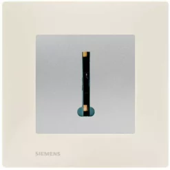 Prise Téléphone Silver Delta Viva + Plaque Beige - SIEMENS - SIEMENS