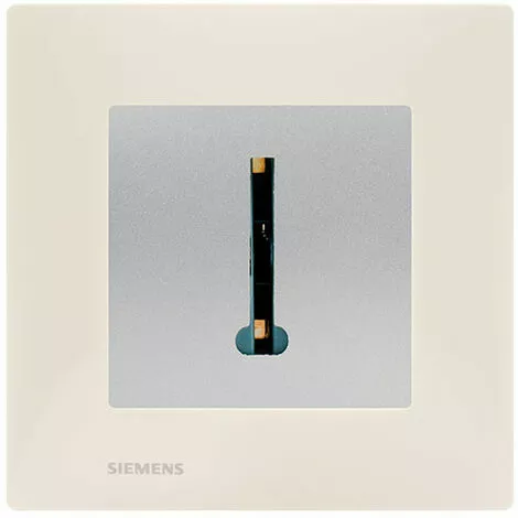 Prise Téléphone Silver Delta Viva + Plaque Beige - SIEMENS - SIEMENS 1 Prise Téléphone Silver Delta Viva + Plaque Beige - SIEMENS - SIEMENS