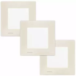 LOT 3 Va Et Vient Blanc Delta Viva + Plaque Beige - SIEMENS - SIEMENS