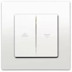 Interrupteur Volet Roulant Blanc Delta Viva + Plaque Blanc - SIEMENS - SIEMENS