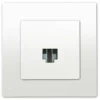 Prise RJ45 Blanc Delta Viva + Plaque Blanc - SIEMENS - SIEMENS