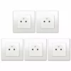 LOT 5 Prise 2P+T Blanc Delta Viva + Plaque Blanc - SIEMENS - SIEMENS