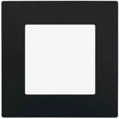 Poussoir Blanc Delta Viva + Plaque Noir - SIEMENS - SIEMENS