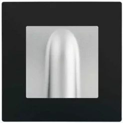 Sortie De Cable Silver Delta Viva + Plaque Noir - SIEMENS - SIEMENS