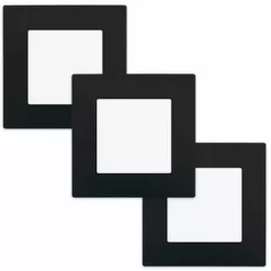 LOT 3 Va Et Vient Blanc Delta Viva + Plaque Noir - SIEMENS - SIEMENS