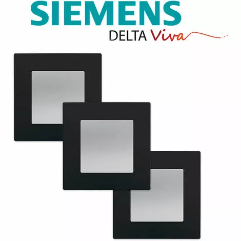 LOT 3 Va Et Vient Silver Delta Viva + Plaque Noir - SIEMENS - SIEMENS 2 LOT 3 Va Et Vient Silver Delta Viva + Plaque Noir - SIEMENS - SIEMENS – Image 2