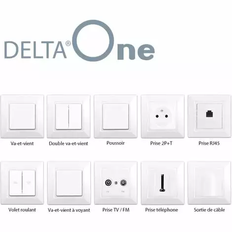 Lot De 10 Prises 2P+T Blanc DELTA ONE - SIEMENS - SIEMENS 3 Lot De 10 Prises 2P+T Blanc DELTA ONE - SIEMENS - SIEMENS – Image 3