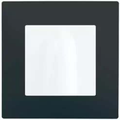 Sortie De Cable Blanc Delta Viva + Plaque Anthracite - SIEMENS - SIEMENS