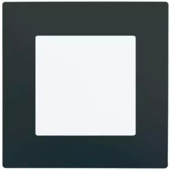 Va Et Vient à Voyant Blanc Delta Viva + Plaque Anthracite - SIEMENS - SIEMENS