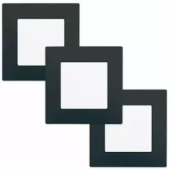 LOT 3 Va Et Vient Blanc Delta Viva + Plaque Anthracite - SIEMENS - SIEMENS