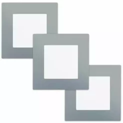 LOT 3 Va Et Vient Blanc Delta Viva + Plaque Silver - SIEMENS - SIEMENS