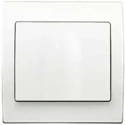 Sortie De Cable Blanc Delta Iris + Plaque Basic Blanc - SIEMENS - SIEMENS