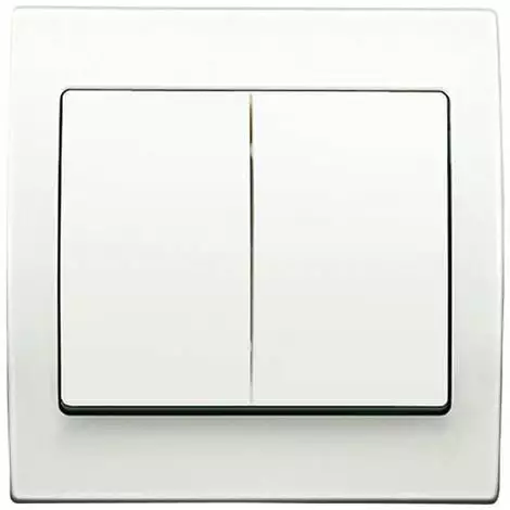 Va Et Vient + Poussoir Blanc Delta Iris + Plaque Basic Blanc - SIEMENS - SIEMENS 1 Va Et Vient + Poussoir Blanc Delta Iris + Plaque Basic Blanc - SIEMENS - SIEMENS