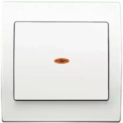 Va Et Vient Lumineux Blanc Delta Iris + Plaque Basic Blanc - SIEMENS - SIEMENS