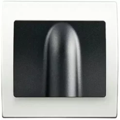 Sortie De Cable Anthracite Delta Iris + Plaque Basic Blanc - SIEMENS - SIEMENS