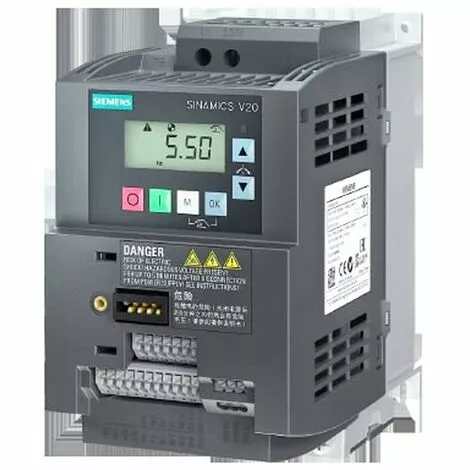 Siemens SINAMICS SINAMICS V20 1KW 6SL32105BB211BV1 Convertisseur De Fréquence 1 Siemens SINAMICS SINAMICS V20 1KW 6SL32105BB211BV1 Convertisseur De Fréquence