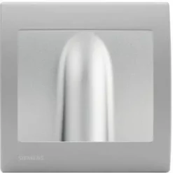 Sortie De Cable Silver Delta Iris + Plaque Basic Silver - SIEMENS - SIEMENS