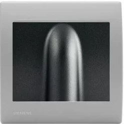 Sortie De Cable Anthracite Delta Iris + Plaque Basic Silver - SIEMENS - SIEMENS