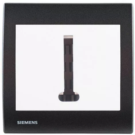Prise Téléphone Blanc Delta Iris + Plaque Basic Anthracite - SIEMENS - SIEMENS 1 Prise Téléphone Blanc Delta Iris + Plaque Basic Anthracite - SIEMENS - SIEMENS