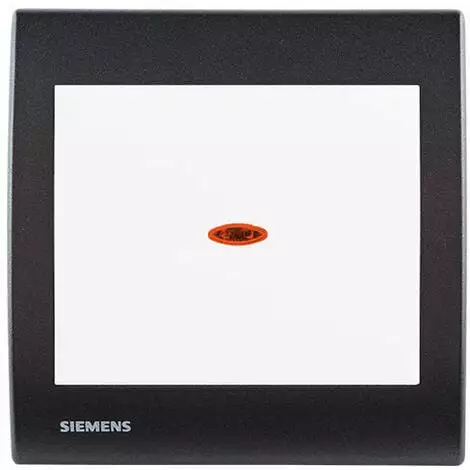 Va Et Vient Lumineux Blanc Delta Iris + Plaque Basic Anthracite - SIEMENS - SIEMENS 1 Va Et Vient Lumineux Blanc Delta Iris + Plaque Basic Anthracite - SIEMENS - SIEMENS