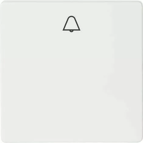 SIEMENS Interrupteur A Bascule Avec Symbol "sonnette", Blanc Titan, 55mmx55 Mm Type De Protection IP20/1pc 1 SIEMENS Interrupteur A Bascule Avec Symbol "sonnette", Blanc Titan, 55mmx55 Mm Type De Protection IP20/1pc