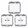 Lot De 1 Va Et Vient Blanc Et 2 Prises 2P+T Blanc - SIEMENS - SIEMENS