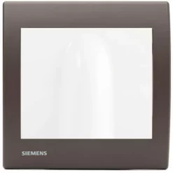 Sortie De Cable Blanc Delta Iris + Plaque Soft Marron - SIEMENS - SIEMENS