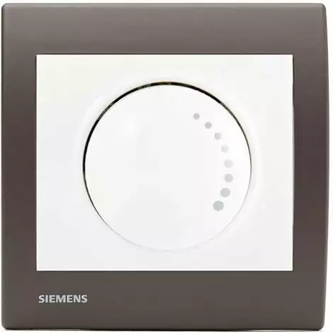 Va Et Vient Variateur 500W Blanc Delta Iris + Plaque Soft Marron - SIEMENS - SIEMENS 1 Va Et Vient Variateur 500W Blanc Delta Iris + Plaque Soft Marron - SIEMENS - SIEMENS