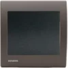 Va-et-Vient Anthracite Delta Iris + Plaque Soft Marron - SIEMENS - SIEMENS