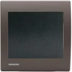Va-et-Vient Anthracite Delta Iris + Plaque Soft Marron - SIEMENS - SIEMENS