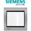 Sortie De Cable Blanc Delta Iris + Plaque Métal Alu Silver - SIEMENS - SIEMENS