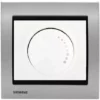 Va Et Vient Variateur 500W Blanc Delta Iris + Plaque Métal Alu Silver - SIEMENS - SIEMENS