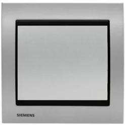 Va Et Vient Silver Delta Iris + Plaque Métal Alu Silver - SIEMENS - SIEMENS