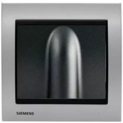 Sortie De Cable Anthracite Delta Iris + Plaque Métal Alu Silver - SIEMENS - SIEMENS