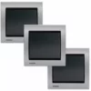 LOT 3 Va Et Vient Anthracite Delta Iris + Plaque Métal Alu Silver - SIEMENS - SIEMENS