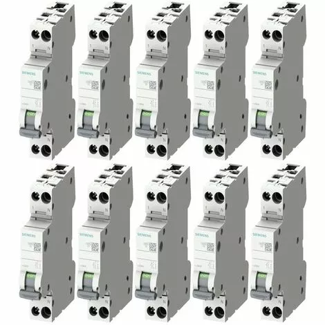 Kit Interrupteurs Magnétothermiques Siemens 16A 1P+N 4,5KA Curva C 1 Module 5SL30167 1 Kit Interrupteurs Magnétothermiques Siemens 16A 1P+N 4,5KA Curva C 1 Module 5SL30167