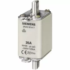 Siemens 3NA38227 Fusible NH Taille Du Fusible = 00 63 A 500 V/AC, 250 V/AC 3 Pc(s)