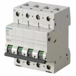 Disjoncteur Tetrapolaire 10A Courbe C - SIEMENS - SIEMENS