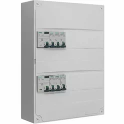Tableau 2 Rangées Pré-équipé 2 Inter. Diff. 40A + 6 Disjoncteurs - SIEMENS - SIEMENS