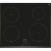 SIEMENS EU651BEB1E Table De Cuisson Induction - 4 Zones - 4600W Max - L59,2 X P52,2cm - Revetement Verre - Coloris Noir