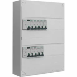 Tableau 2 Rangées Pré-équipé 1 Inter. Diff. 63A + 1 Inter. Diff. 40A + 9 Disjoncteurs - SIEMENS - SIEMENS